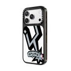 San Antonio Spurs Hardwood Classic Jersey Case | iPhone 18 Pro Max / Impact Case MagSafe Compatible - Glossy / Glossy Black | Image 2