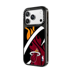 Miami Heat Hardwood Classic Jersey Case | iPhone 18 Pro Max / Impact Case MagSafe Compatible - Glossy / Glossy Black | Image 2