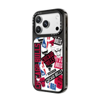 Chicago Bulls Sticker Mania Phone Case | iPhone 18 Pro Max / Impact Case MagSafe Compatible - Glossy / Glossy Black | Image 2
