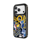 Golden State Warriors Sticker Mania Phone Case | iPhone 18 Pro Max / Impact Case MagSafe Compatible - Glossy / Glossy Black | Image 2
