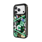 Boston Celtics Sticker Mania Phone Case | iPhone 18 Pro Max / Impact Case MagSafe Compatible - Glossy / Glossy Black | Image 2