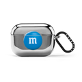 M&M'S Blue Airpod Case | AirPods Pro 2 / Earbuds Mirror Case / Silver | Image 1
