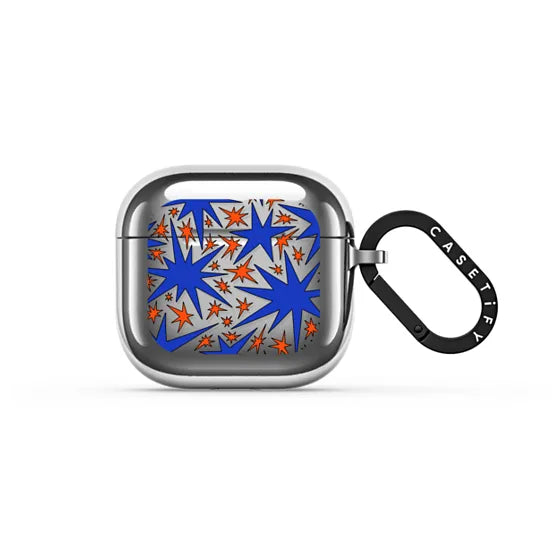 Solar Flair - Blue and Orange Wonky Stars | Image 1