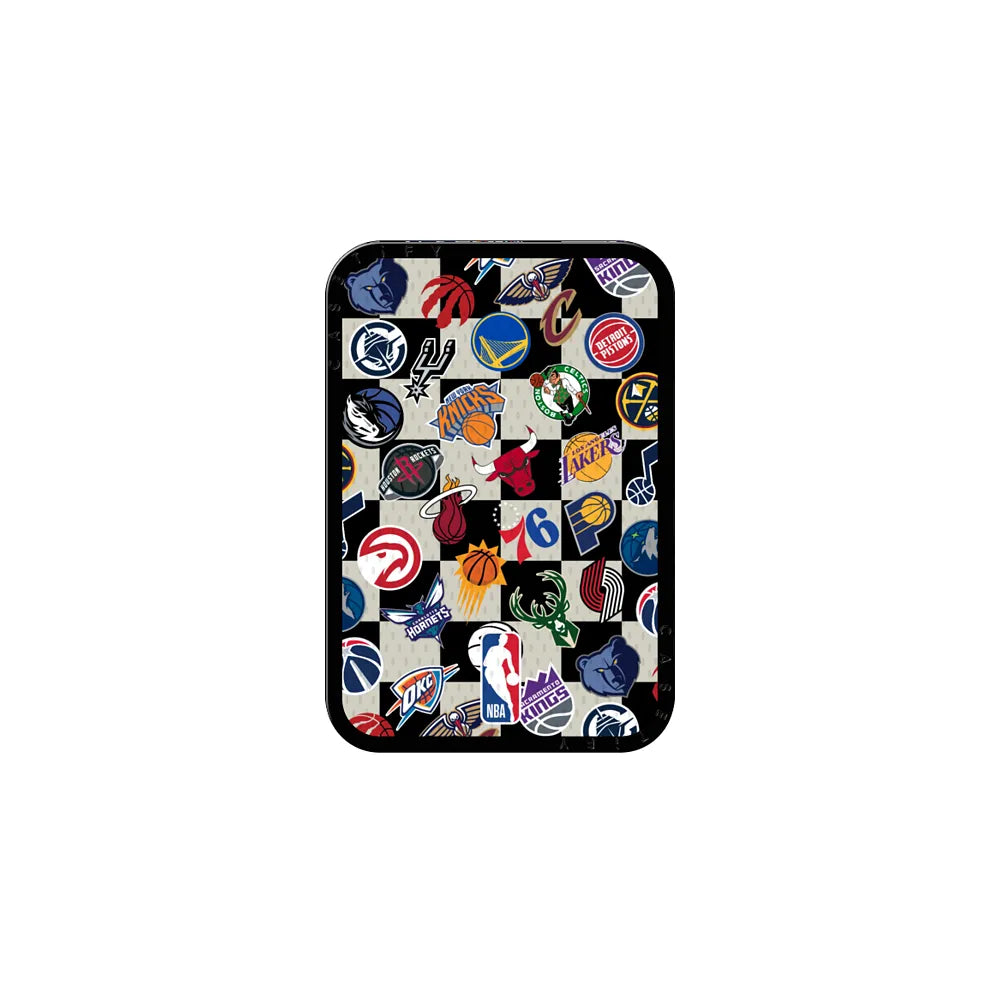 NBA Checkered Logo Magsafe Cardholder Stand