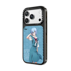 Rei Ayanami Case | iPhone 18 Pro Max / Impact Case MagSafe Compatible - Glossy / Glossy Black | Image 2