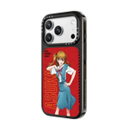 Asuka Shikinami Langley Case | iPhone 18 Pro Max / Impact Case MagSafe Compatible - Glossy / Glossy Black | Image 2