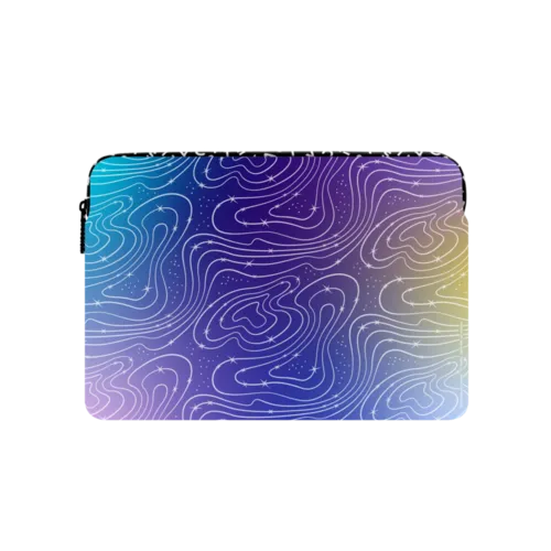 Honmoon Pattern Laptop Sleeve - Lilac version | Large (16") / Impact Laptop Sleeve / Multicolor | Image 1