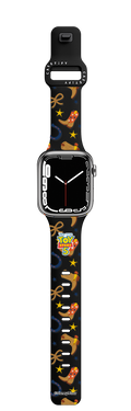 Toy Story 5 Cowboy Pattern Watch Band | Apple Watch Series 7-9 (45mm) / Impact Band / Black | Image 1