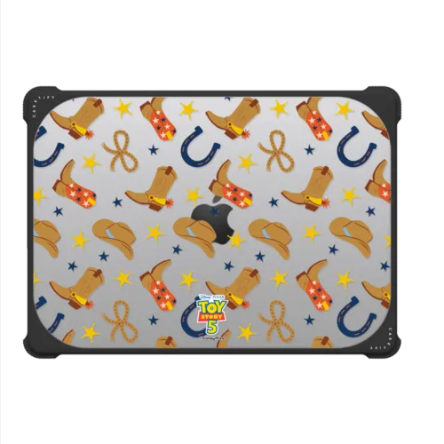 Toy Story 5 Cowboy Pattern Laptop Case | MacBook Pro 14-inch (M1 - M5) / MacBook Bounce Case / Black | Image 2