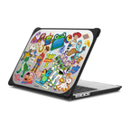 Toy Story 5 Stickermania Laptop Case | MacBook Pro 14-inch (M1 - M5) / MacBook Bounce Case / Black | Image 1
