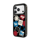 Maison Kitsune Art Gallery Fox Sticker Case | iPhone 18 Pro Max / Impact Case MagSafe Compatible - Glossy / Glossy Black | Image 2