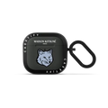 Maison Kitsuné Pure Blue Fox Head Earbuds Case | AirPods 4 & 5 / Earbuds Bounce Case / Charcoal | Image 1