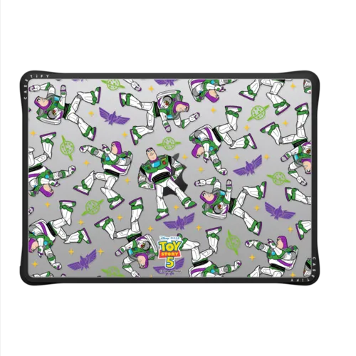 Toy Story 5 Buzz Lightyear Pattern Laptop Case | MacBook Pro 14-inch (M1 - M5) / MacBook Impact Case / Black | Image 2