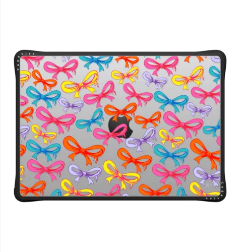 Dripping Bows | MacBook Pro 14-inch (M1 - M5) / MacBook Impact Case / Black | Image 2