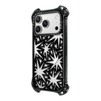 Solar Flair - Black with Cutout Wonky Stars