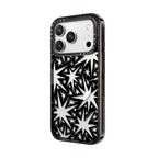 Solar Flair - Black with Cutout Wonky Stars