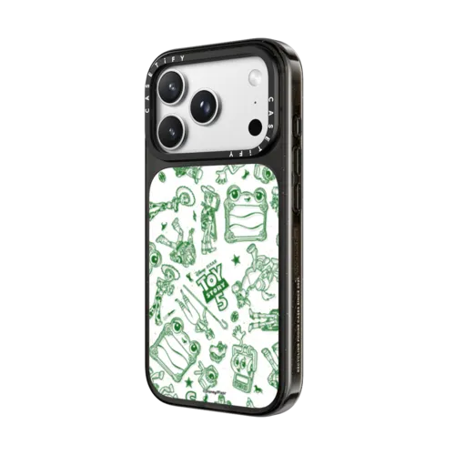 Toy Story 5 Lilypad Pattern Case | iPhone 18 Pro Max / Impact Case MagSafe Compatible - Glossy / Glossy Black | Image 2
