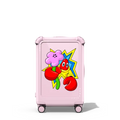 Lobster with Flower | 21" Carry-On Suitcase / Bounce Suitcase / Glossy Primrose Pink | Image 1