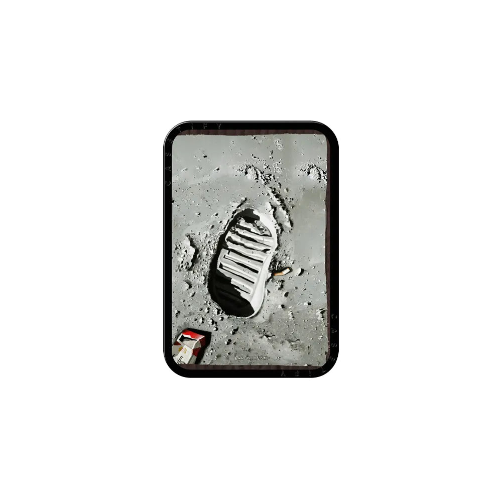 Moon Lands On Man