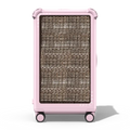 Corrugated | 29" Check-In Trunk Suitcase / Bounce Suitcase / Glossy Primrose Pink | Image 1