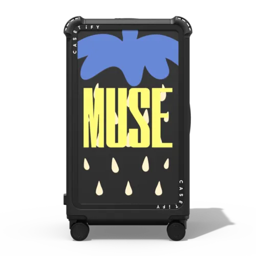 Custom Suitcase | 29" Check-In Trunk Suitcase / Bounce Suitcase / Matte Black | Image 1