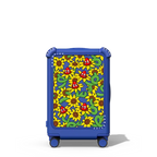 Lobster Sunflower Pattern | 21" Carry-On Suitcase / Bounce Suitcase / Cobalt Blue | Image 1