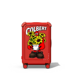 Lobster Sunflower | 21" Carry-On Suitcase / Bounce Suitcase / Cherry Red | Image 1