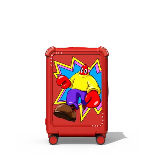 Lobster Pop | 21" Carry-On Suitcase / Bounce Suitcase / Cherry Red | Image 1