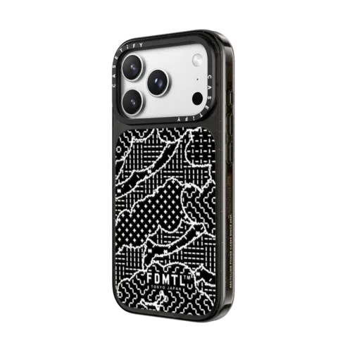 Bonsai Sashiko Case | iPhone 18 Pro Max / Impact Case MagSafe Compatible - Glossy / Glossy Black | Image 2