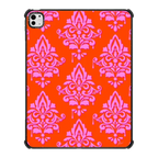 Preppy Damask | iPad Pro 13-inch (M4/M5) / iPad Impact Case / Black | Image 1