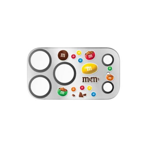 M&M'S More Fun Together Mirror Camera Lens Protector | iPhone 17 Pro Max (Lens Protector) / Mirror Camera Lens Protector / Silver | Image 1