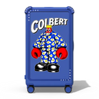Lobster King | 29" Check-In Trunk Suitcase / Bounce Suitcase / Cobalt Blue | Image 1
