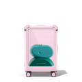 Squeeze n Roll 1 - Green | 21" Carry-On Suitcase / Bounce Suitcase / Glossy Primrose Pink | Image 1