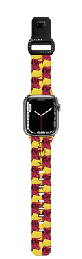 Cows (1966) Andy Warhol Watch Band | Apple Watch Series 7-9 (45mm) / Impact Band / Black | Image 1
