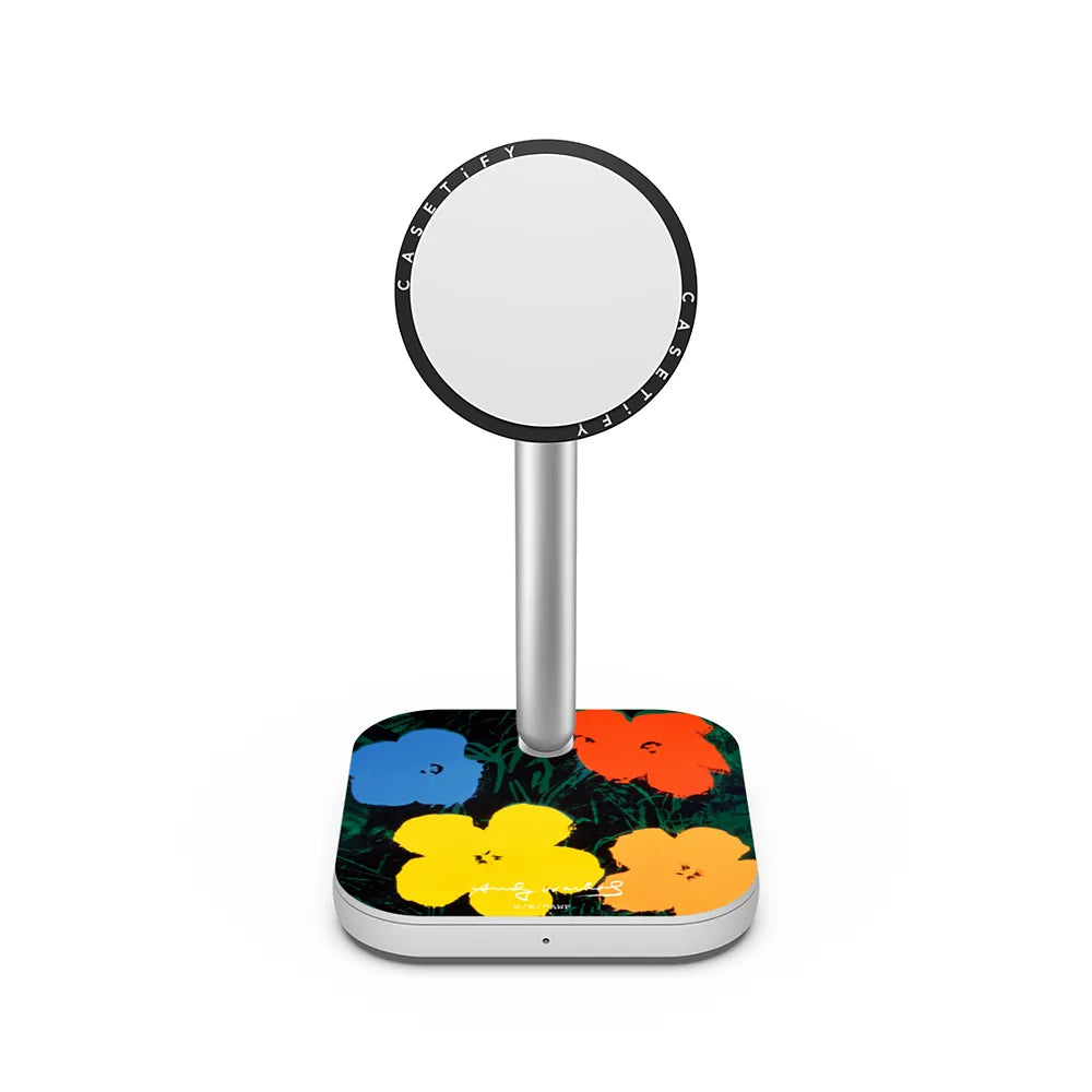 Flowers (c. 1965) Andy Warhol PowerThru 2-in-1 Charging Stand | Image 1