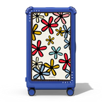 Flowers | 29" Check-In Trunk Suitcase / Bounce Suitcase / Cobalt Blue | Image 1