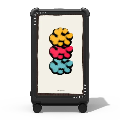 Clouds | 29" Check-In Trunk Suitcase / Bounce Suitcase / Matte Black | Image 1