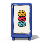 Clouds | 29" Check-In Trunk Suitcase / Bounce Suitcase / Cobalt Blue | Image 1