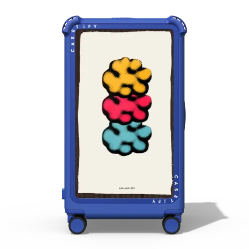 Clouds | 29" Check-In Trunk Suitcase / Bounce Suitcase / Cobalt Blue | Image 1