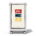Destinations | 29" Check-In Trunk Suitcase / Bounce Suitcase / Glossy Cloud White | Image 1