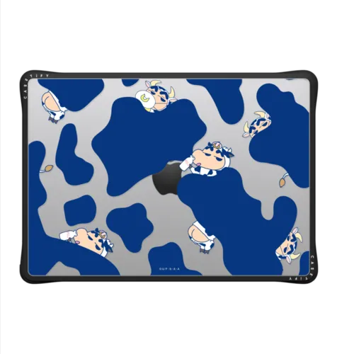 Shinchan (Cow) Laptop Case | MacBook Pro 14-inch (M1 - M5) / MacBook Impact Case / Black | Image 2