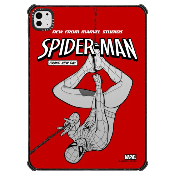 Spider-Man Red Poster iPad Case | Image 1
