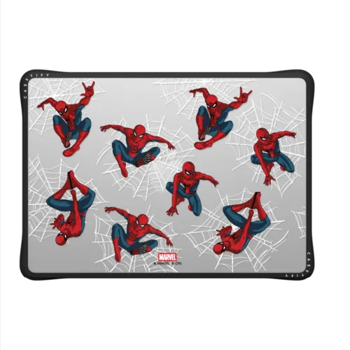 Spider-Man Medley Laptop Case | MacBook Air 13-inch (M2 - M5) / MacBook Impact Case / Black | Image 2