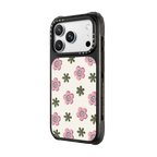 Pink Crystal Bloom | iPhone 18 Pro Max / Ultra Impact Case MagSafe Compatible - Glossy / Glossy Black | Image 2