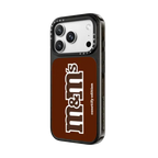 M&M'S Classic Logo Brown Case - CASETiFY Edition | iPhone 18 Pro Max / Impact Case MagSafe Compatible - Glossy / Glossy Black | Image 2