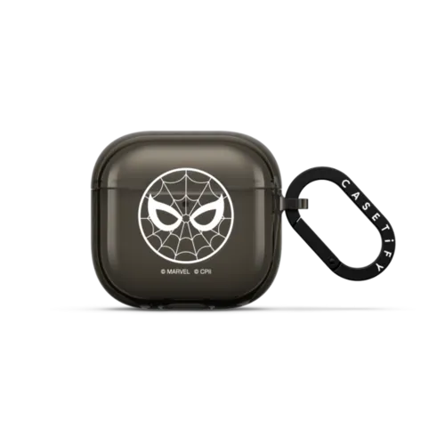 Spider-Man Mask Earbuds Case  | AirPods 4 & 5 / Earbuds Impact Case / Black | Image 1