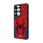 Spider-Man New Suit Case | Galaxy S26 Ultra / Mirror Magnetic Case / Silver on Black | Image 2
