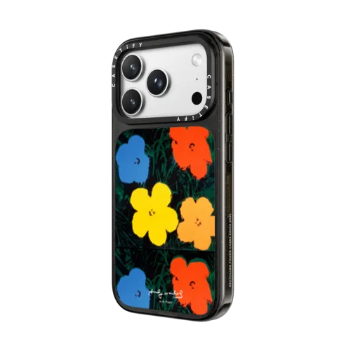 Flowers (c. 1965) Andy Warhol | iPhone 18 Pro Max / Impact Case MagSafe Compatible - Glossy / Glossy Black | Image 2