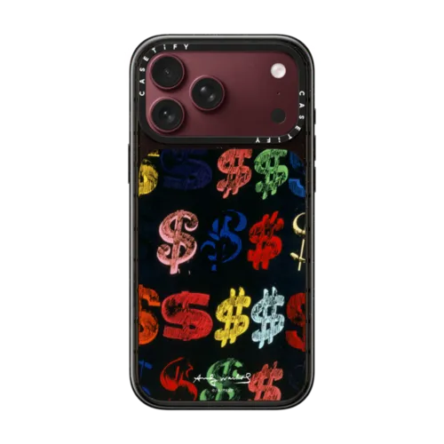 Dollar Signs (1981) Andy Warhol | iPhone 18 Pro Max / Impact Case MagSafe Compatible - Glossy / Glossy Black | Image 1