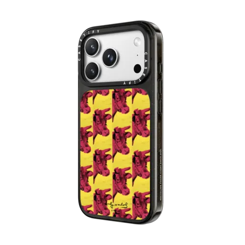 Cows Wallpaper (1966) Andy Warhol | iPhone 18 Pro Max / Impact Case MagSafe Compatible - Glossy / Glossy Black | Image 2
